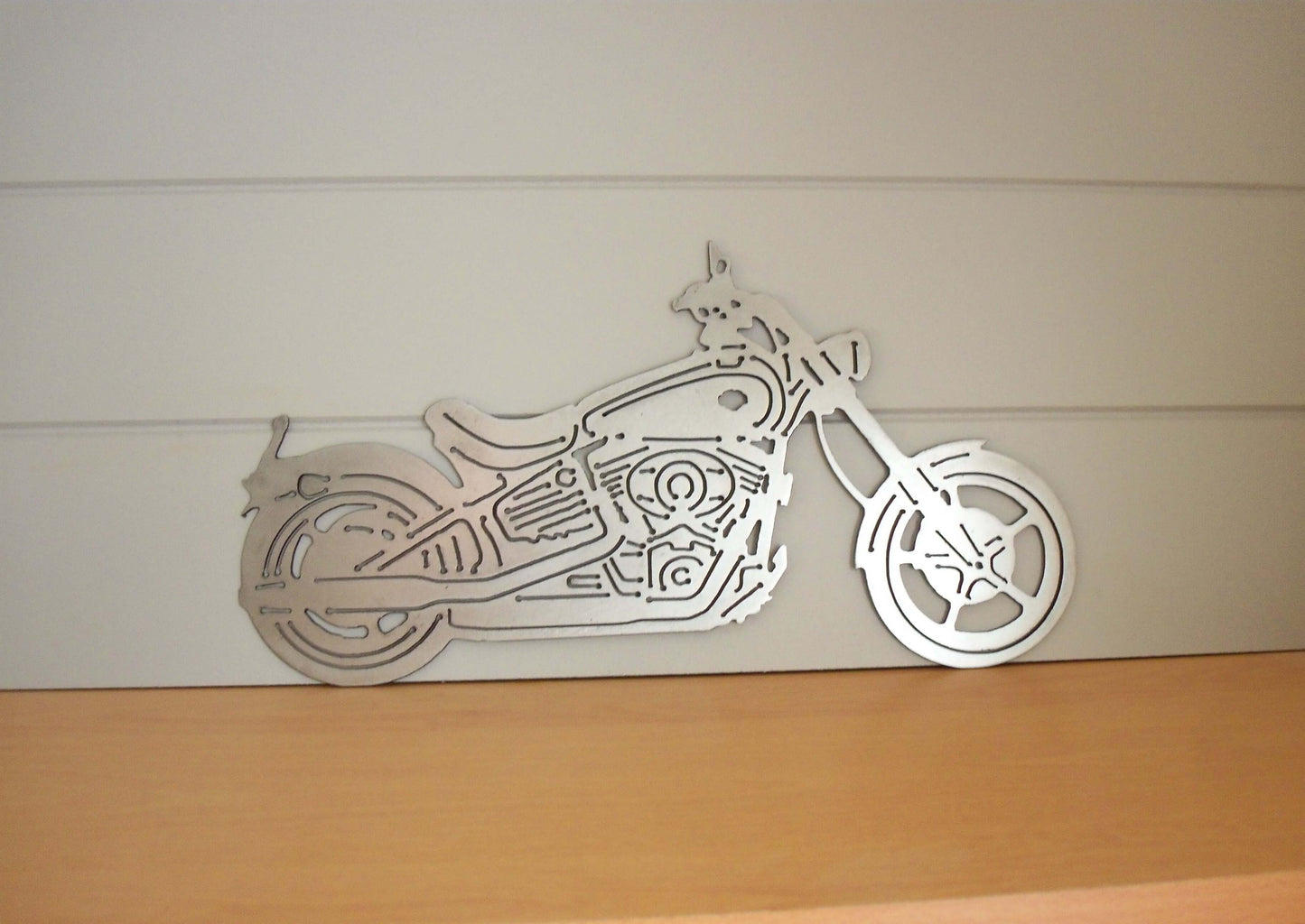Metal MOTORCYCLE Harley Davidson Garden Ornament. Rustic Garden Decor. Metal Garden MOTORBIKE Decoration. Steel Garden Art