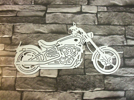Metal MOTORCYCLE Harley Davidson Garden Ornament. Rustic Garden Decor. Metal Garden MOTORBIKE Decoration. Steel Garden Art